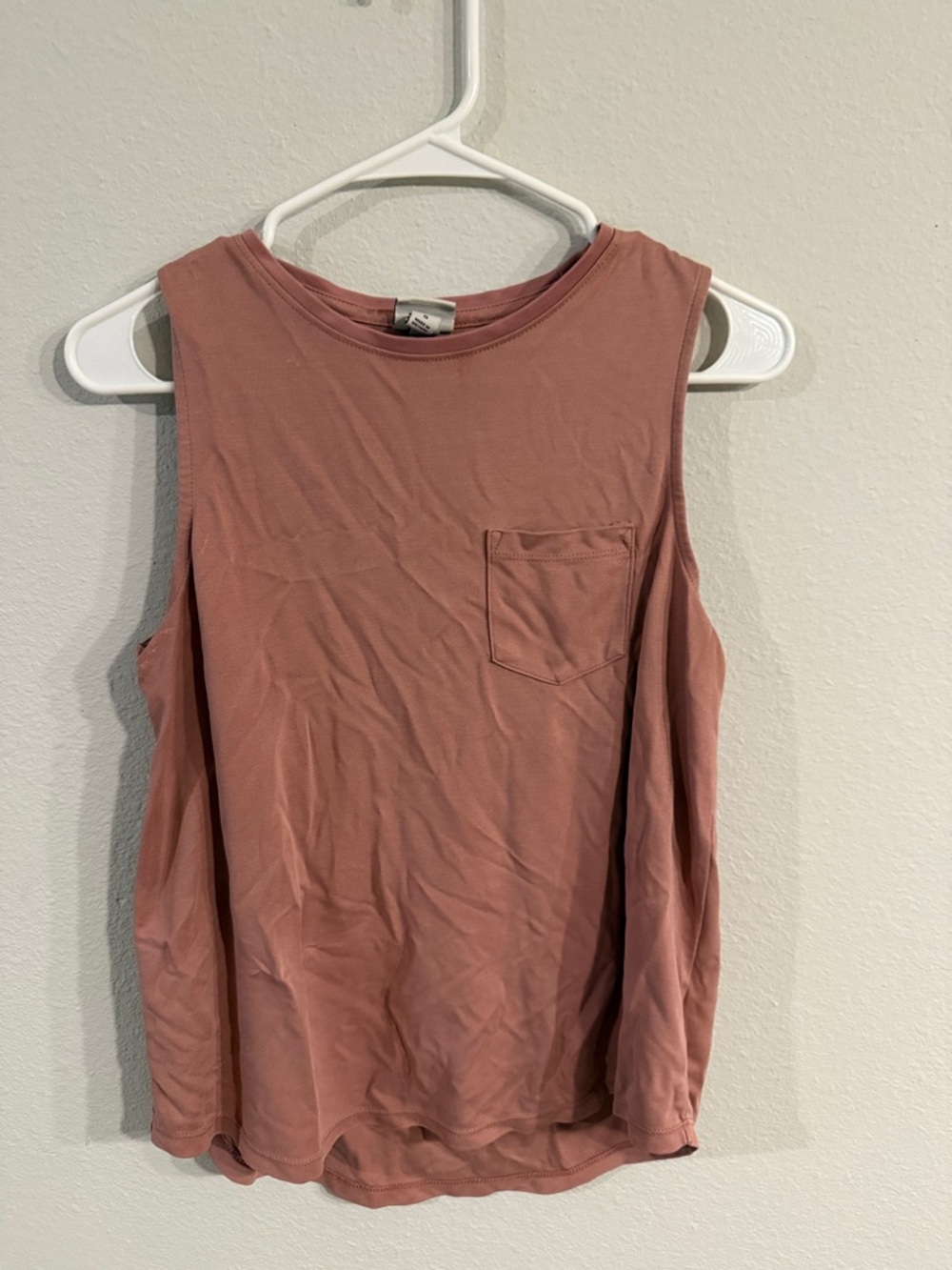 a new day Mauve-Pink Sleeveless Pocket Tank